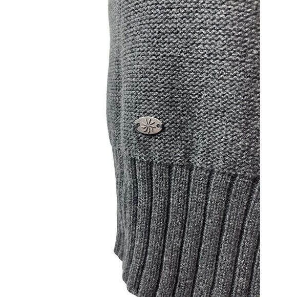 Athleta Tisbury Tunic Sweater Cashmere Blend Gray Cowl Neck Women Medium - Picture 5 of 8